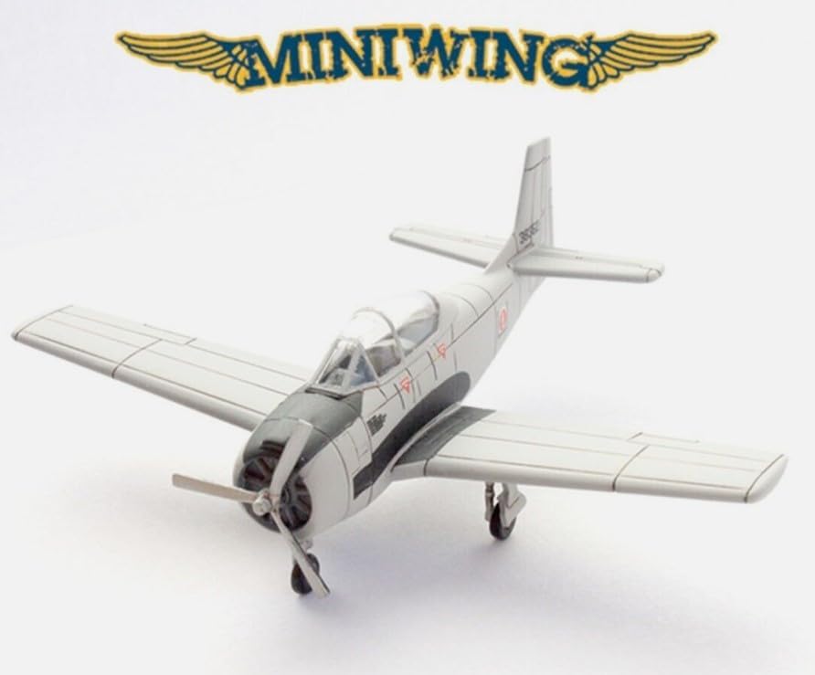 319 1/144 North American T-28B Trojan/Laos American Trainer Aircraft, Small, Grey, Mini319