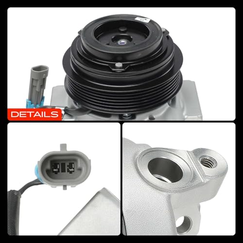 A-Premium Air Conditioner AC Compressor with Clutch Compatible with Saturn L100 L200 L300, LS LS1 LS2, LW1 LW2 LW200 LW300, with CVC Compressor Only (Not DCV14J) by A-Premium - Image 9