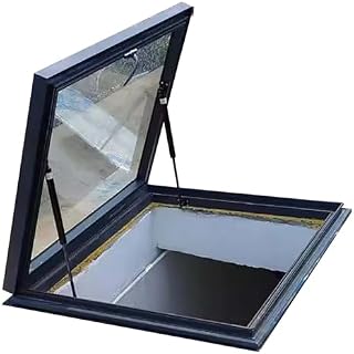 Underground Windows Skylight Roof Window Underground Well Lighting Window Sloped Flat Roof Manual Venting Skylight Roof Window and Skylight for Shed, Basement, Garage, Su