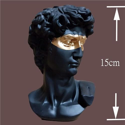 Statue grecque David noire : la solution déco pour dynamiser un intérieur moderne et vide - 5