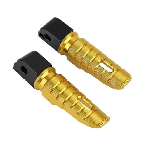 フットペグ に適合する CB600 用 HORNET CB650F CBR600F CBR600RR CBR1000RR CB1000R バイク用 リアフットペグ フットペグ フットレスト 滑り止めスライダー(金)