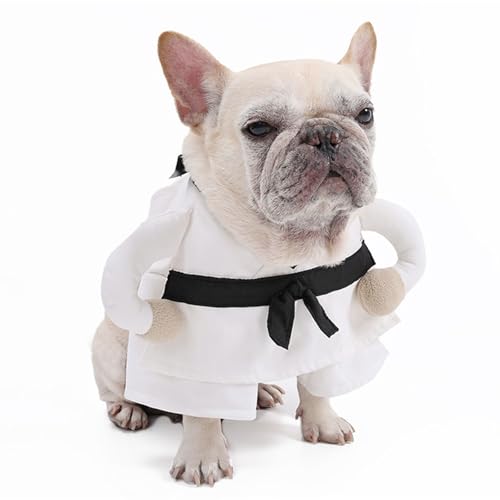 Disfraz para perro de artes marciales XISAOK talla L miniatura 3