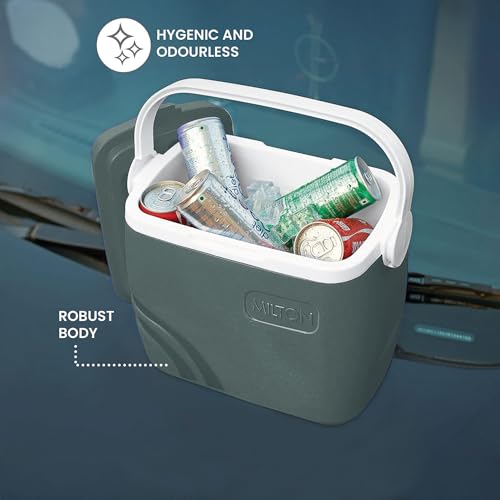 Milton Super Chill 30 Insulated Ice Pail 24 litres, Dark Green, Ice Box, Ice Storage Bucket, Food Box Fresh Food and Beverage Storage, Medical Purpose Storage