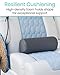 Vive Lumbar Roll Pillow for Lower Back Pain - Low Back Support Cushion for Office Chair, Car, Driving, Desk Computer - Ergonomic Portable Cervical Bolster for Thoracic Low Rest Posture Corrector