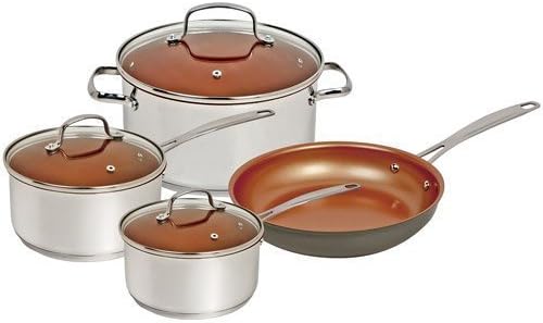 Nuwave Duralon Ceramic Nonstick 7 Pc. Cookware Set