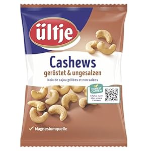 ültje Cashews geröstet, ohne Salz (1 x 150 g)