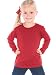 Kavio! Toddlers Crew Neck Long Sleeve Red 3T