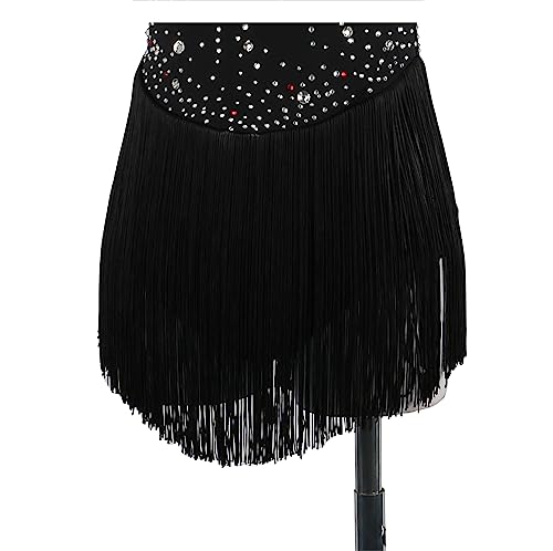 kzytamz Vestido de patinação artística para competição de desempenho vestidos sem mangas feito à mão