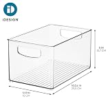 InterDesign Interdesign Home Kitchen organizer Bin For Pantry zatyczki do uszu 9 centymetrów, czarny (czarny)