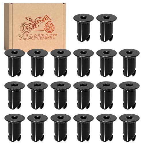 Black 7/16 Stainless Steel Flush Allen Head Quarter Turn Dzus Button Fasteners .500 Grip 20-Pack