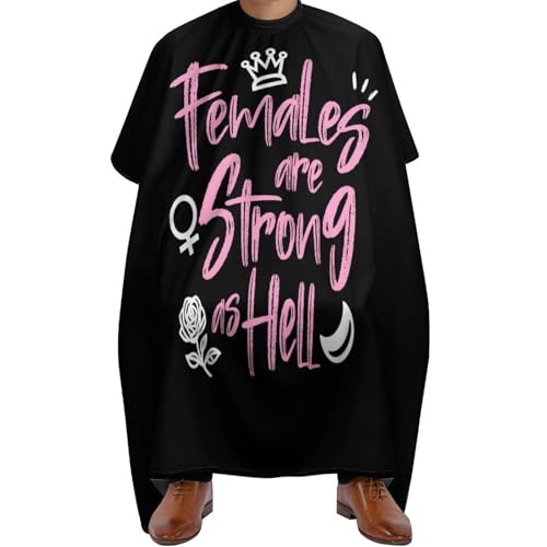 Females Are Strong As Hell Barber Cape Large Apron Unisex