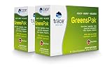 Trace Minerals | Greens Pak | Powder Drink Mix Dietary Supplement for Adults and Kids | 50+ Super Fo