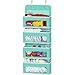 Simple Houseware Over Door/Wall Mount 4 Clear Window Pocket Organizer, Turquoise