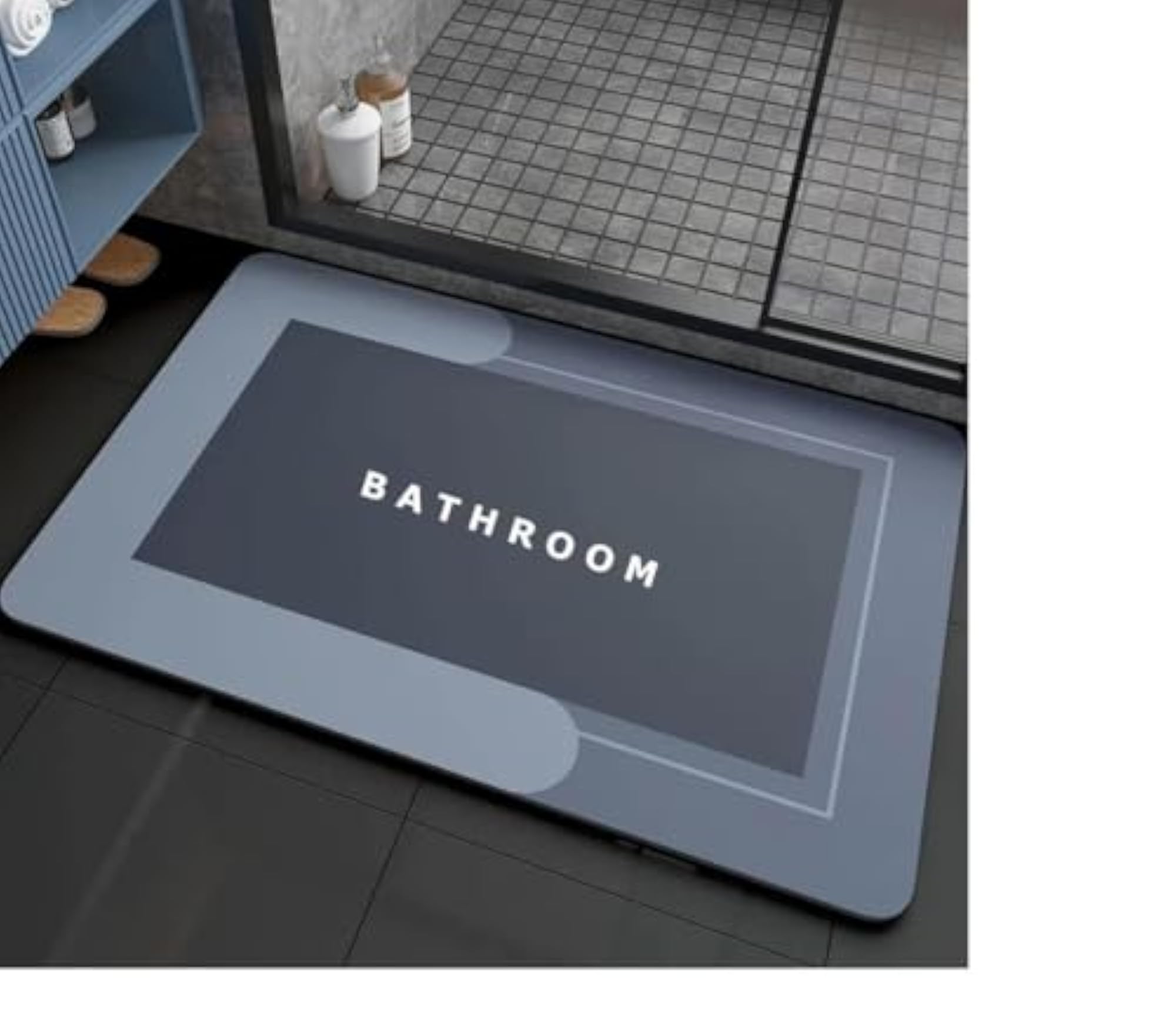 Quick-Drying Water Absorbing Bathroom Mat