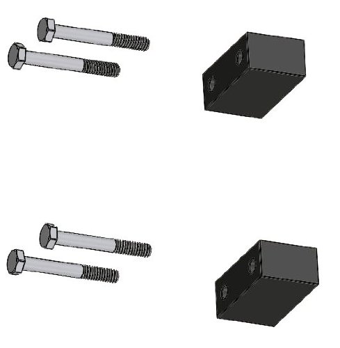 Xtenda-Leg® Bracket Stand Off, Allows Xtenda-Leg® feet to Lift up Above Original Ladder mfg. Legs.