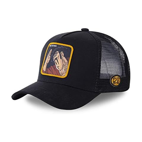 Capslab Mr. Satan Trucker Cap Dragon Ball Z Black - One-Size Cover