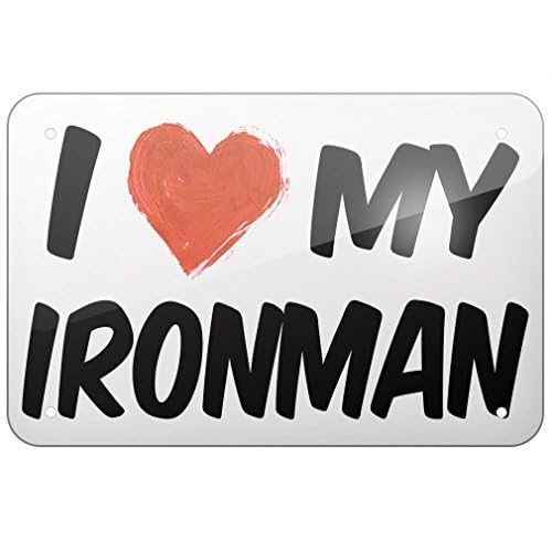 Ingccoc ���^���T�C�� I Love My Ironman ���^���u���L�Ŕ� 8X12�C���`