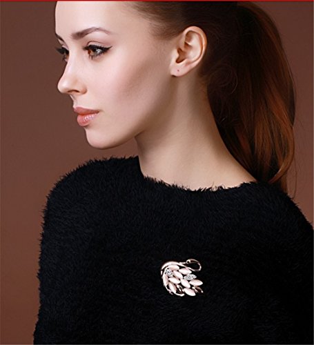 Jewelbeauty Fashion Brooch Lapel Pin Shawl Clip Corsage In Crystal Rhinestone Alloy, Jewelry Gift For Women Men #TOP5