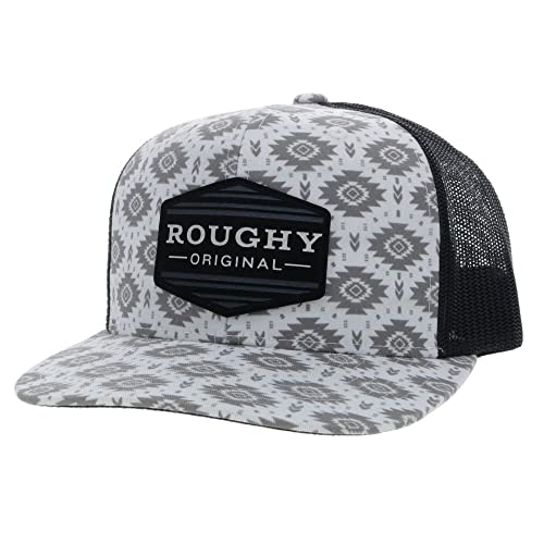 Hooey Youth Adjustable Snapback Mesh Back Trucker Hat (Tribe - White/Black) #TOP19