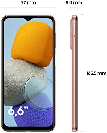 Samsung Galaxy M23 5G Mobile Phone SIM Free Android Smartphone 4GB RAM 128GB Storage Orange Copper [Amazon Exclusive]