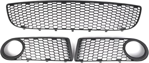 Calandre à double pont pour VW Coccinelle 2006-2010 grille pare-chocs avant 3pcs