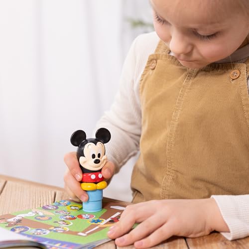 Image of Melissa & Doug Sticker Wow! Disney Mickey Mouse Bundle: 24-Page Activity Pad, Stamper, 500 Stickers, Mini Pad, Arts and Crafts Fidget Toy Collectible Character