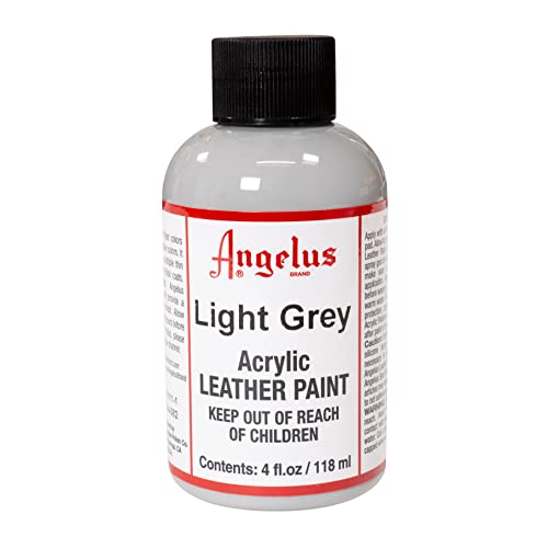 Angelus Acrylic Leather Paint, 4 oz., Light Grey