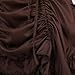 Grebrafan Steampunk Skirt for Corset Women Show Girl Pirate Skirts Party Clubwear Vintage (US(4-6) S, Brown)