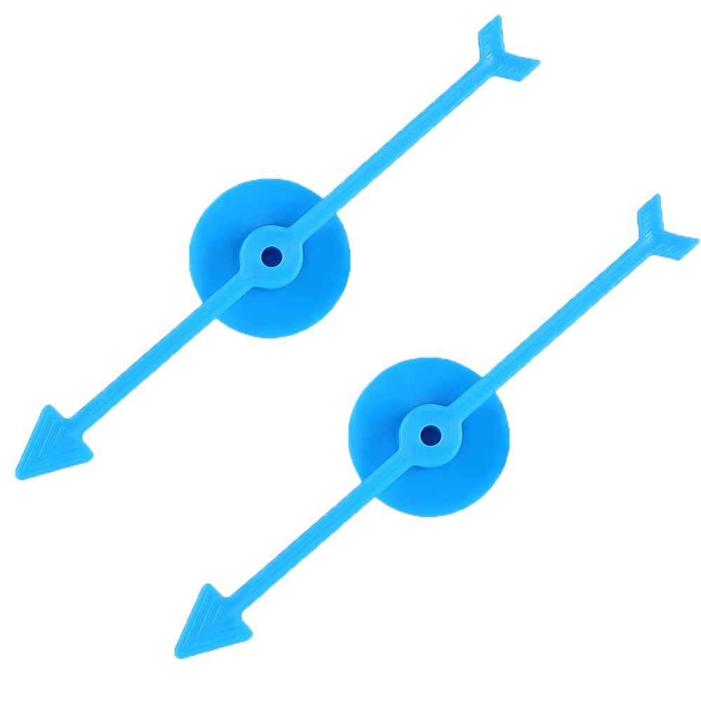 2Pcs Spinner Game Engaging Board Arrow Set Home and School Party Spinners Plastic Craft with Suction Cup Board Games Accessories (Blue)