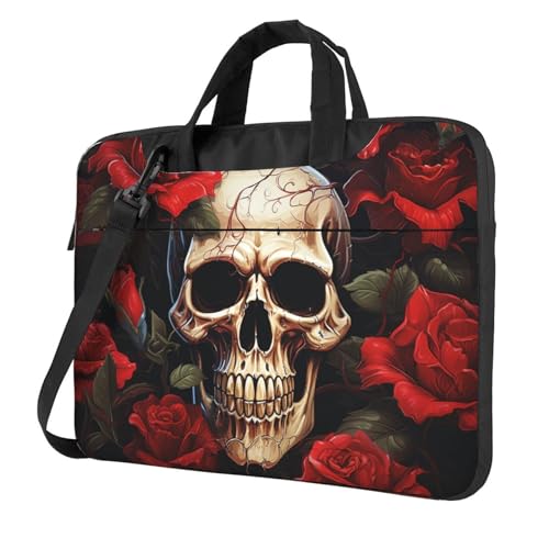Skull Design Laptop Bag Women Men Laptop Sleeve miniatura 1