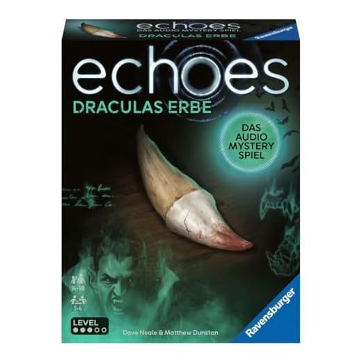 Ravensburger 22360 Echoes Draculas Erbe - Hörspiel, Gesellschaftsspiel für Erwachsene und Jugendliche ab 14 Jahren, kleine Geschenke