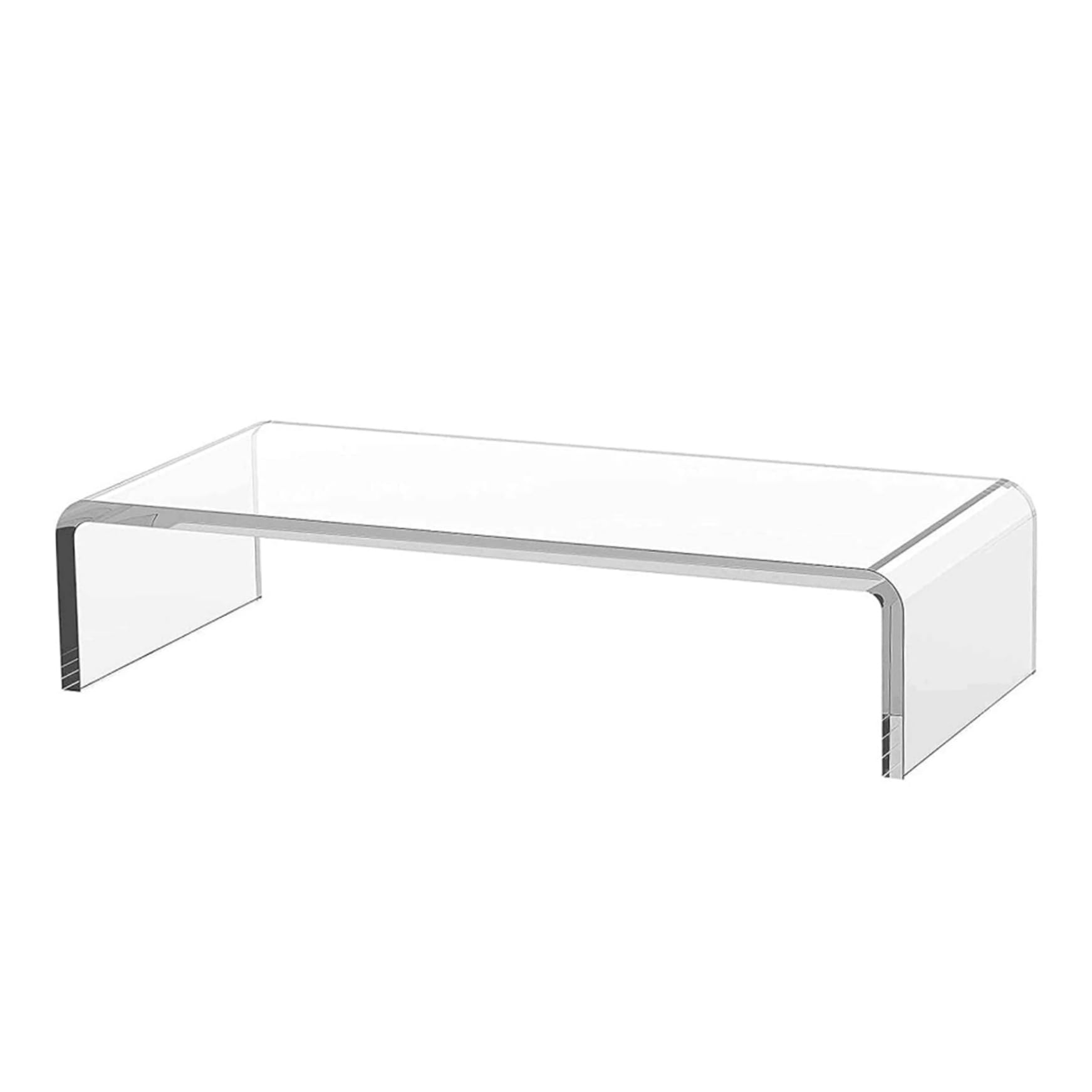 Support ordinateur acrylique fini le bureau encombré avec cette étagère PC - 8