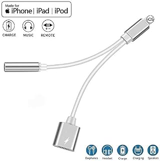 Headphone Jack Aux Adapter Dongle for iPhone Xs/Xs Max/XR/ 8/8 Plus/X (10) /