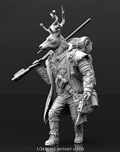 Figura modelo resina 1/24 sin pintar ni ensamblar miniatura 3