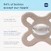 MAM Original Start Matte Baby Pacifiers 0-3 Months, BPA-Free Skin Soft Silicone Nipple, Developed with Medical Experts Specially for Smaller Newborn Mouths, Easy to Clean, 2 Pk with Sterilizer Case