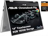 ASUS Chromebook Flip CX1, 14" 2-in-1 Laptop, Intel Celeron N4500, 8GB RAM
