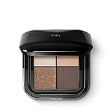Oftalmológicamente testado KIKO Milano Bright Quartet Eyeshadow Palette 01  Paleta Con 4 Sombras De Ojos Cocidas Para Uso En Seco Y Mojado