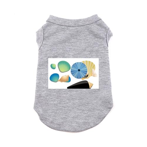 CNJKS 犬用 犬服 春夏 犬 服 犬の服 5XL ドッグウェア 猫 小型犬 中型犬 ペット用 グレー おしゃれ 洋服 可愛い 春 夏 中大型犬服 オールシーズン適用 ペット服 お散歩お出かけ 柔らかい 薄いドッグウェアオールシーズン適用