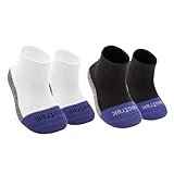 NeoTrek Footwear Transmet Qtr Crew Socks: par para amputados bilaterales de pie parcial (2 calcetines transmiten por par) (2 unidades)