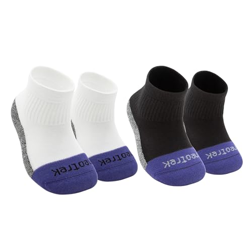Transmet Qtr Crew Socks: Pair for Bilateral Partial-Foot Amputees (2 Transmet Socks Per Pair) (2pk)