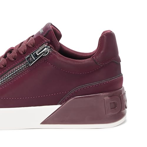 Image of DKNY Women's Mei Everyday Lace Up Sneaker with Side Zipper | Casual Shoes