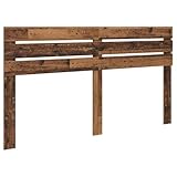 Durable Tomostar Tête de lit, Armoire Tête de lit sur Pied Meuble de Chambre à Coucher Bois Ancien 180 cm Bois d\'ingénierie