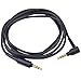 Replacement WH-1000XM4 WH-1000XM3 Aux Headphone Audio Cable Cord Compatible with Sony WH-1000xm5 WH-1000xm4 WH-1000xm3 WH-ch510 WH-ch710n WH-ch700n WH-1000xm WH-xb910n Wireless Headphones (Black)