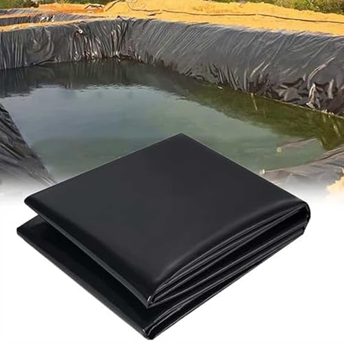 Bâche pour bassins contre les fuites d'eau | Solution étanche noire durable - 2