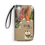 [雑貨屋] 長財布 可愛い 鯉のぼり 招き猫のペット 財布 ロングウォレット ウォレット サイフ 小銭入れ お札入れ さいふ カード収納 コインケース カードケース 札入れ お財布 PUレザー メンズ レディース 大容量 キャラクター グッズ 多機能 贈り物 プレゼント