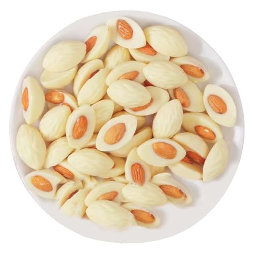 ミニヨーグルトアーモンドチョコレート アーモンド 大きく豊満 厳選食材 滑らかパリパリ 巴旦木 チョコ お菓子 キャンディスナック ナッツチョコレート おいしいお菓子 (200g*1缶, オリジナル味)