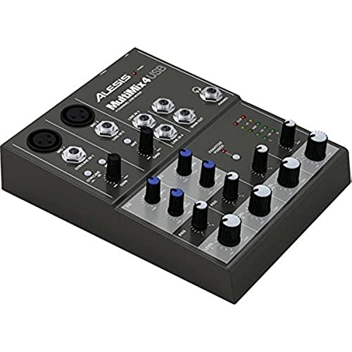 Alesis MultiMix 4 USB Four-Channel USB Mixer