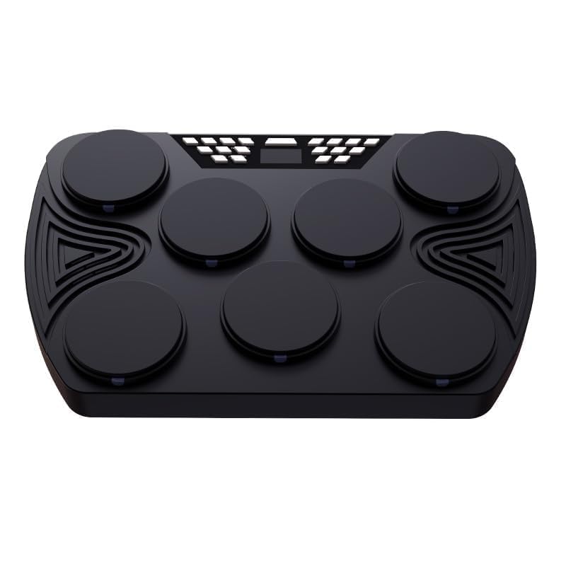 Qawachh Newest Mini Professional Drum Power by Ac Adapter or Battery Portable El