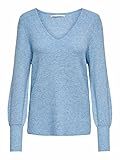ONLY Female Strickpullover Lang V-Ausschnitt