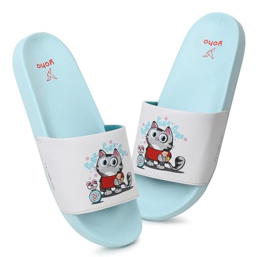 Image of YOHO Sliders for Women | Comfortable and Lightweight Slides | WB Cartoon & Comic Characters: Tom & Jerry, Big Bang Theory, Friends, Games of thrones and Wonder Woman Footwear for Girls